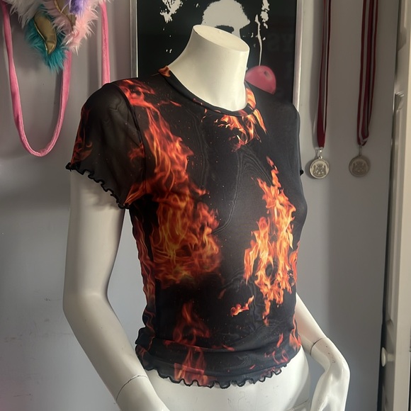 FN Flame Mesh Top - Picture 5 of 5